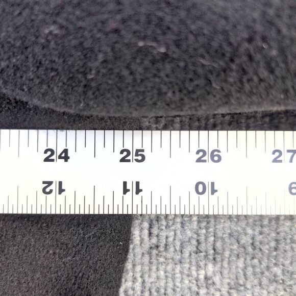 Kasper Men's Button-Up Coat Solid Black 50x48 Cashmere Blend Slit Back - Picture 14 of 16